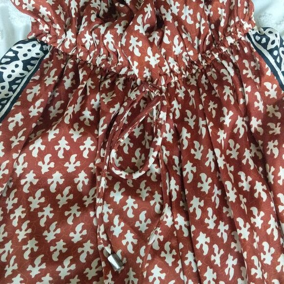 Elan Strapless Moroccan Print Strapless Jumpsuit - Picture 8 of 13